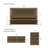 Wall Paneling in Metallic Gold