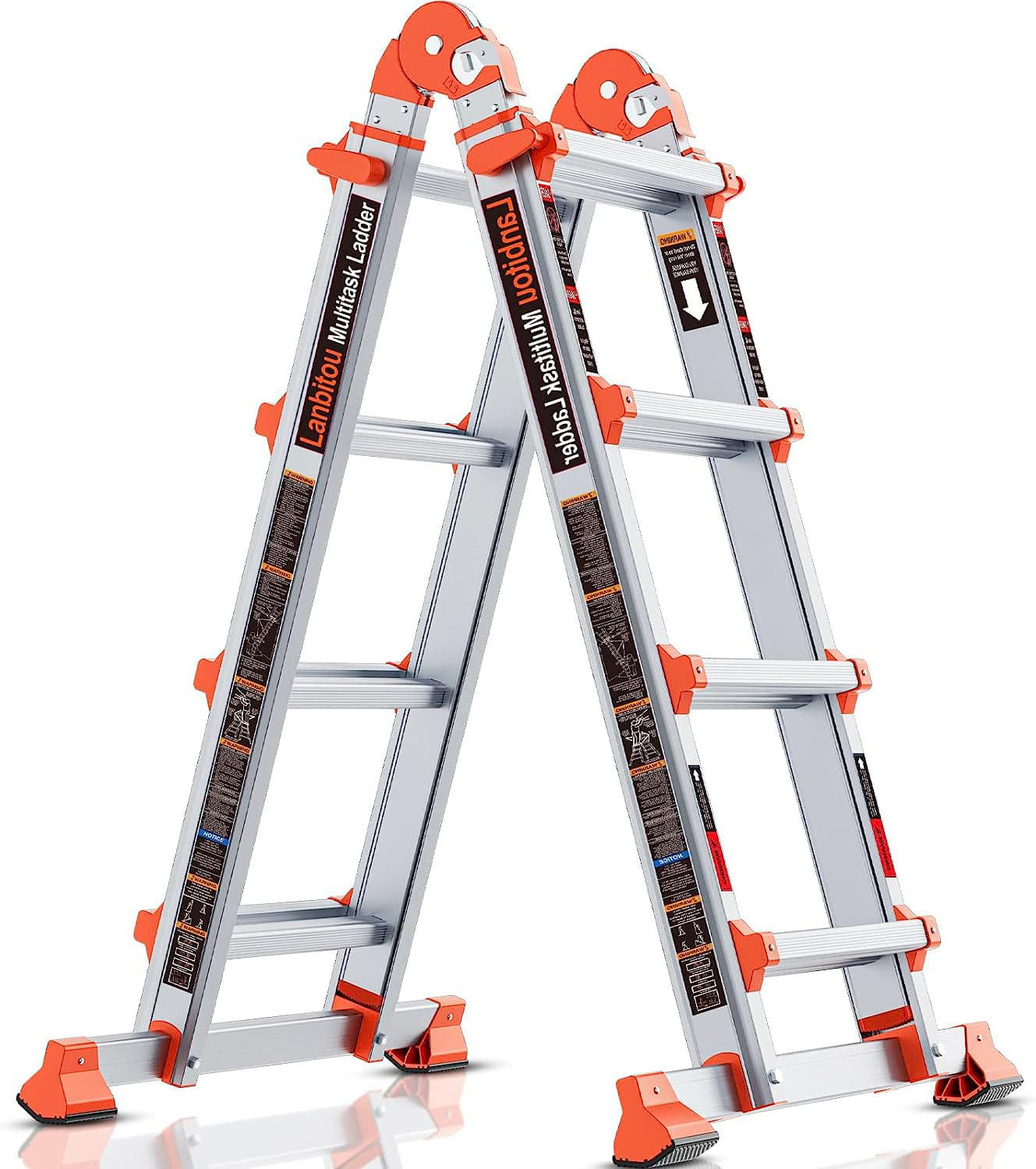WFX Utility™ 4 - Step Aluminum Folding Small Step Ladder | Wayfair