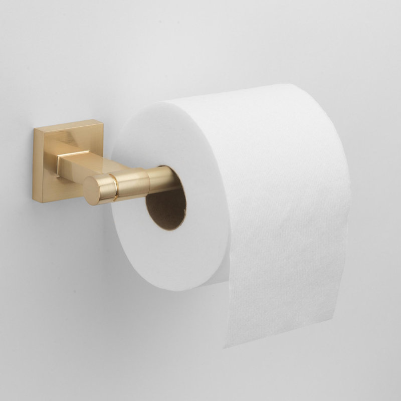 Avalon Tissue Holder Bath Hardware Accessory, Champagne Gold