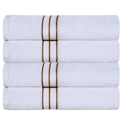 Josann 4-Piece Turkish Cotton Bath Towel Set