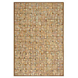 Hand Hooked Wool Geometric Area Rug