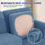 3 Seater Stretch Separate Box Cushion Sofa Slipcover-1641975817