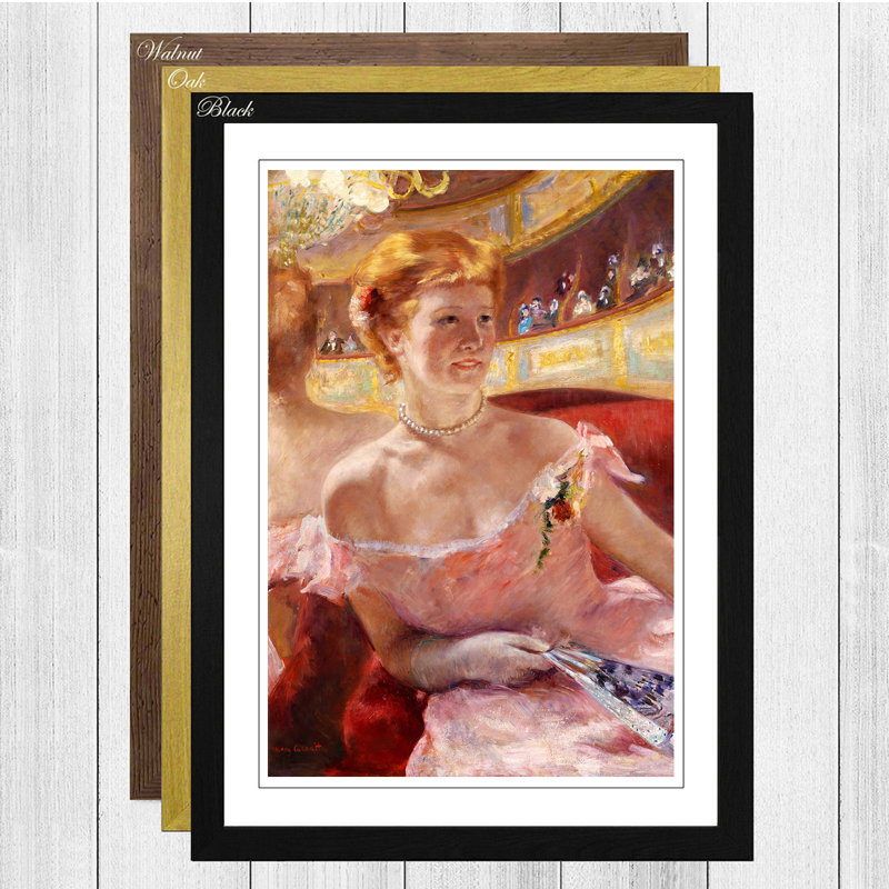 Mary Cassatt - Single Picture Frame Painting, Oak
