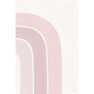Rainbow Blush I 1 Piece Wrapped Canvas Painting