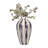Glam Glass Vase with Sculptural Silhouette and Elegant Contemporary Design for Modern Home Decor Display Accent-1637160894