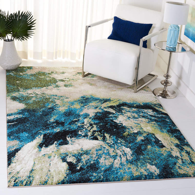 Airi Abstract Area Rug, Rectangle 201 x 274 cm