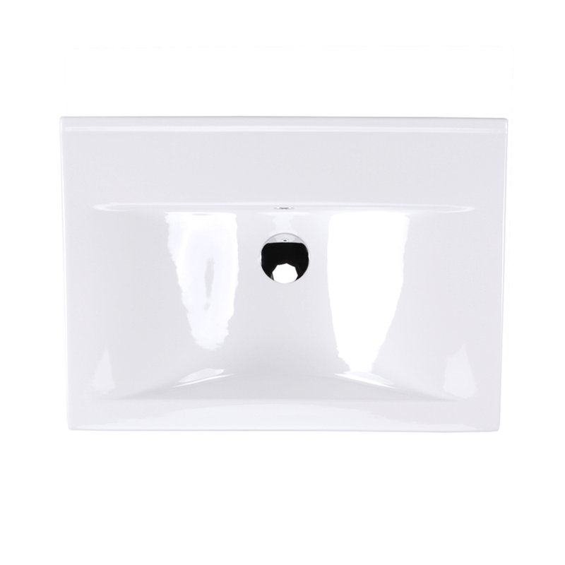Spring 23.88'' L Bathroom Sink, None