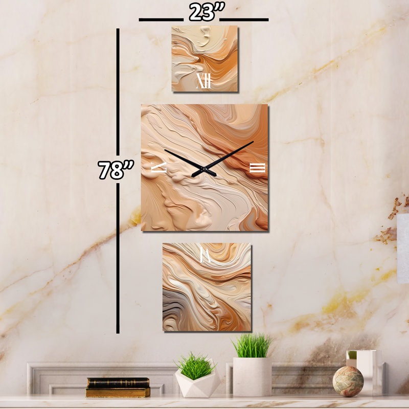 Maisee Metal Wall Clock
