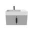 Ensemble de meuble-lavabo mural simple 30 po avec surface solide Amazon-92645206-92645205-94673670