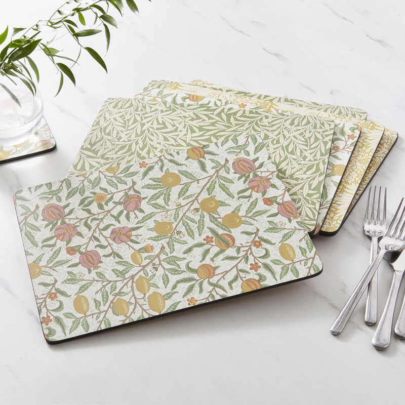The Original Morris & Co. Simply Mixed Large Placemats - Set Of 4