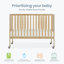 Lit de bébé portatif convertible 2-en-1-1549704024