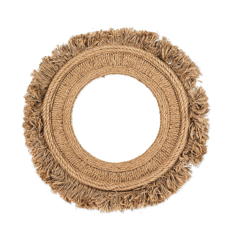 Baddeley Rattan Flat Wall Mirror