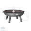 Harbour Housewares - Cast Iron Fire Pit - 100cm-756459934