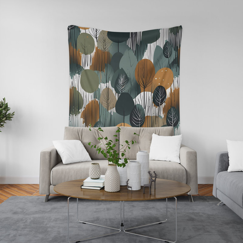 Tapisserie murale, H 80 po x l 68 po x P 0,8 po