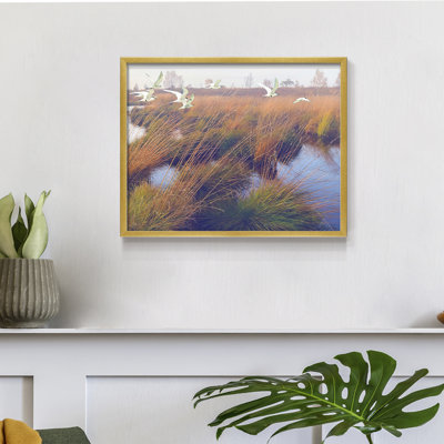 Marshland Hues II - Reproduction encadrée - Restickable