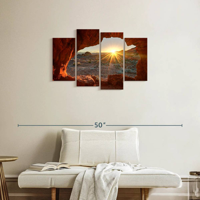 Alvord Red Rock Canyon Sunrise, H 22 po x l 36 po