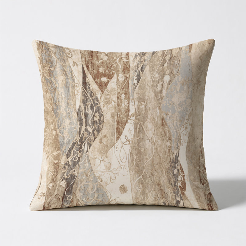 Solstice Waves Indoor And Outdoor Throw Pillow, Square 20"