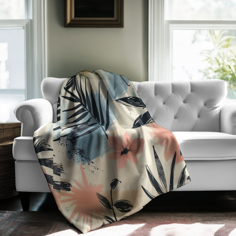 Island Patterns - 1 pièce Sherpa Premium, Lit simple