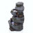 Weather-Resistant Multi Tier Rock Outdoor Floor Fountain with LED lights-138282194-148518357