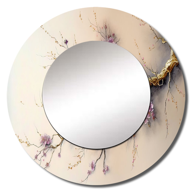 Branche de cerisier en fleurs Quintosa, 36 po x 36 po