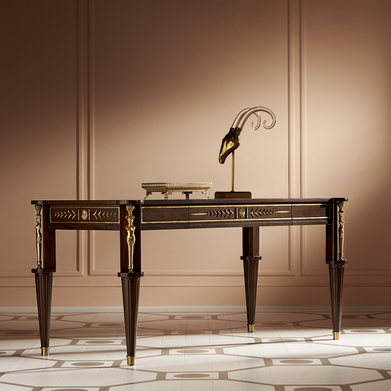 Athena Solid Wood Writing Desk