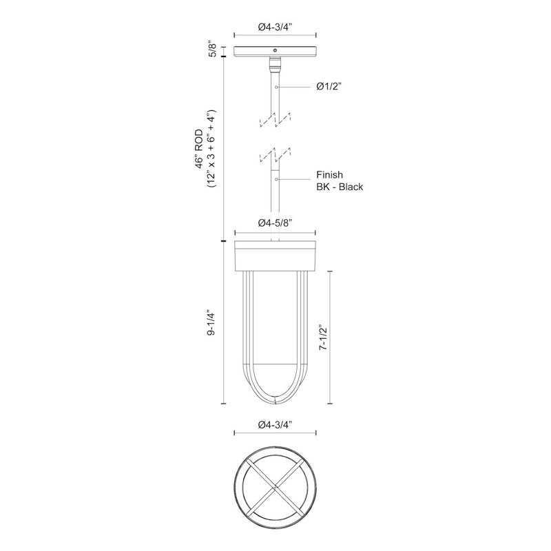 Davy LED Outdoor Pendant