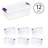 Sterilite 6 Qt Latch Storage Tote (12 Pack) and 66-Qt Latch Storage Tote (6 Pack)