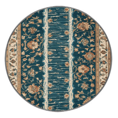 Machine Washable Persian Grey Area Rug