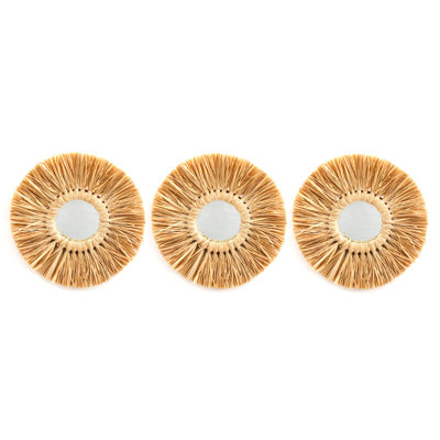 Abigal Wood Wall Mirror