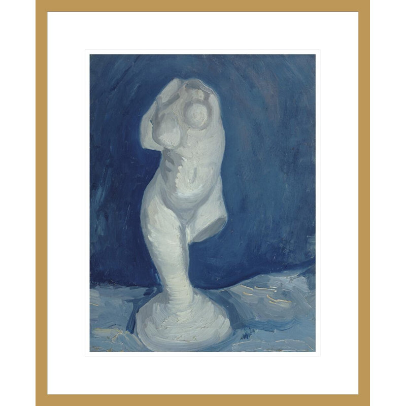 «Torso of Venus» par Vincent van Gogh, impression giclée encadrée, H 21,57 po x l 17,75 po