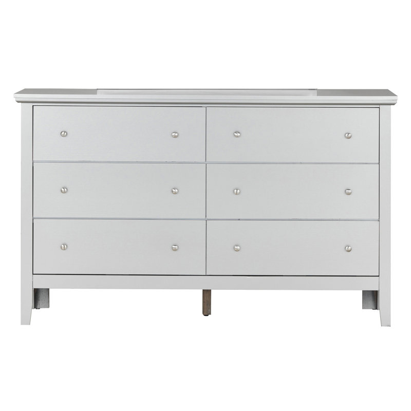 Commode Primo, champagne argenté, Champagne