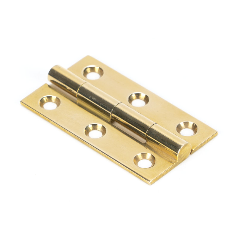 Butt Hinges, Polished Brass