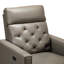 Fauteuil inclinable électrique en cuir véritable de 31,50 po Gumesindo-1315888098