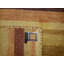 Porty Striped Area Rug in Multicolor Brown