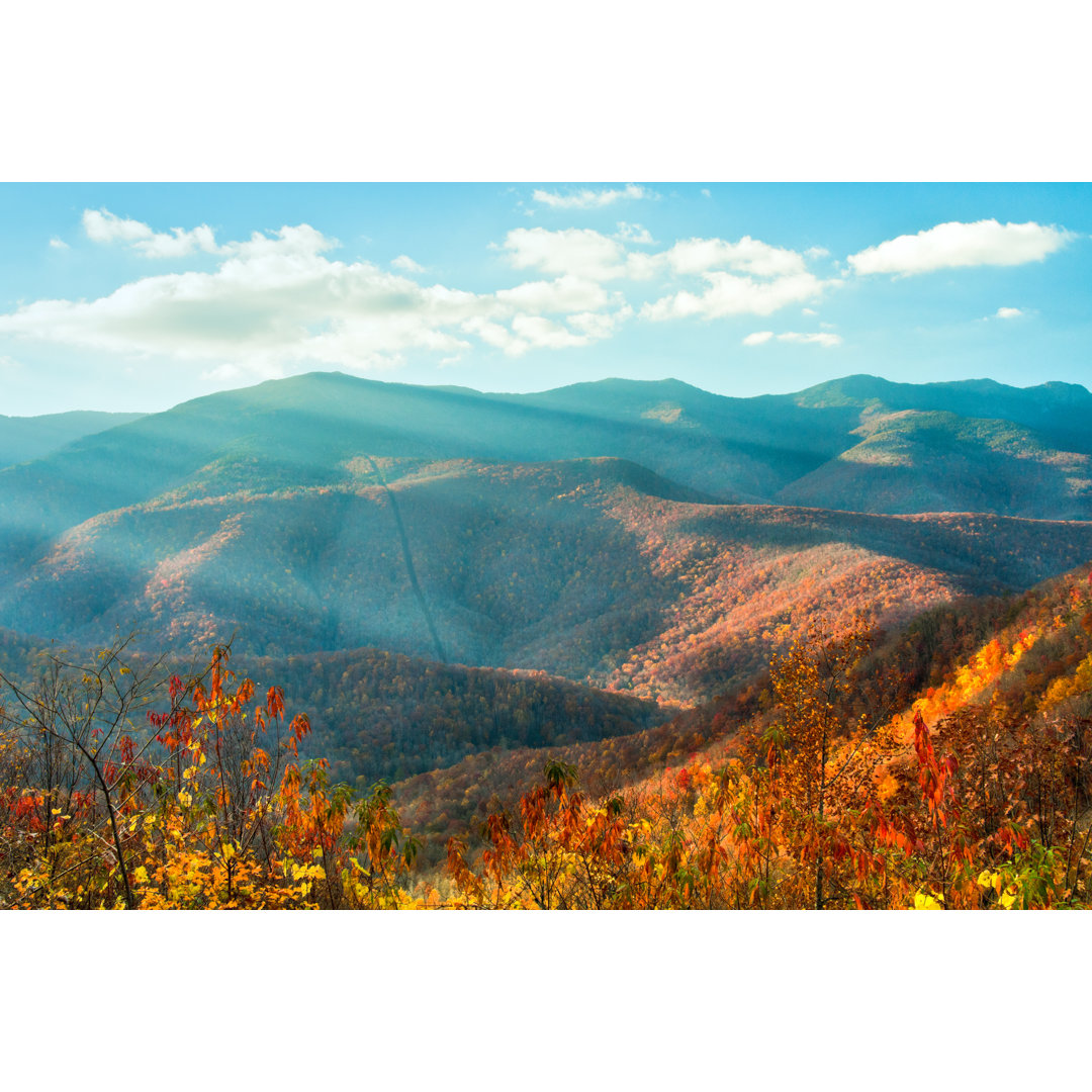 Mount Mitchell von FotoMonkee - Kunstdrucke auf Leinwand