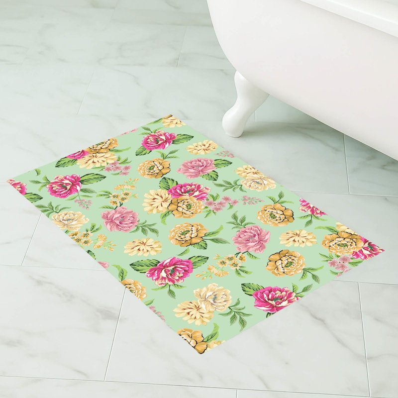 Tapis de bain Myah Catherine, Rectangle - L 24 po x l 17 po, Sauge