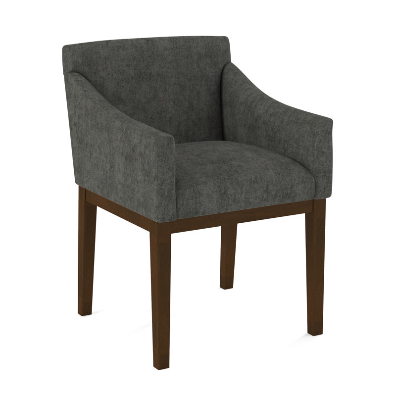 Upholstered Arm Chair, Applause Bray, Pecan