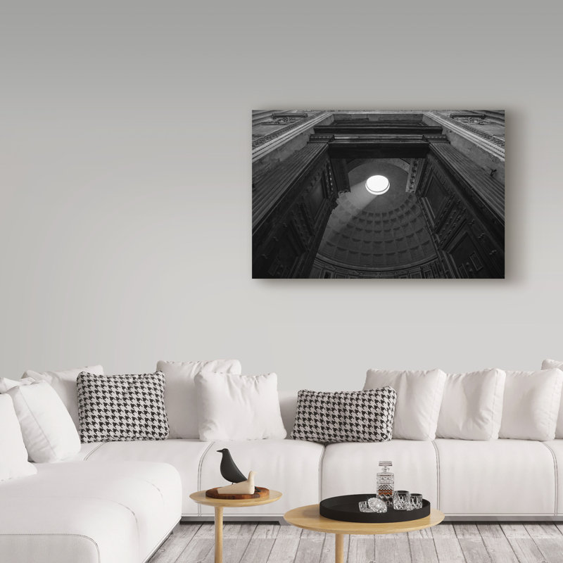 « panthéon », reproduction de photo sur toile tendue, H 12 po x l 19 po x P 2 po