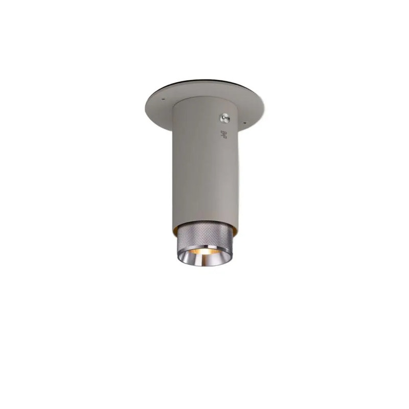 Polycarbonate Flush Mount, Steel, Stone