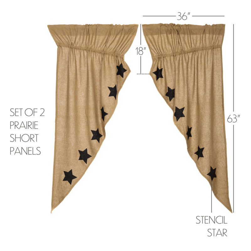 Paire de rideaux semi-transparents avec passe-tringle Clements