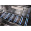 Mont Alpi 6-Burner 45-Degree Deluxe Stainless Steel Outdoor Island Grill with Compact Refrigerator