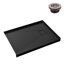 Base de douche 48 po x 36 po Alcove en acrylique noir brillant avec bonde droite, bonde incluse-115222933