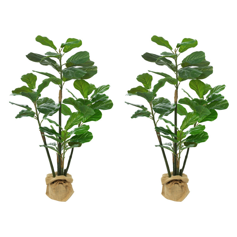 Figuier artificiel en pot, H 47,24 po x l 22,83 po x P 18,11 po
