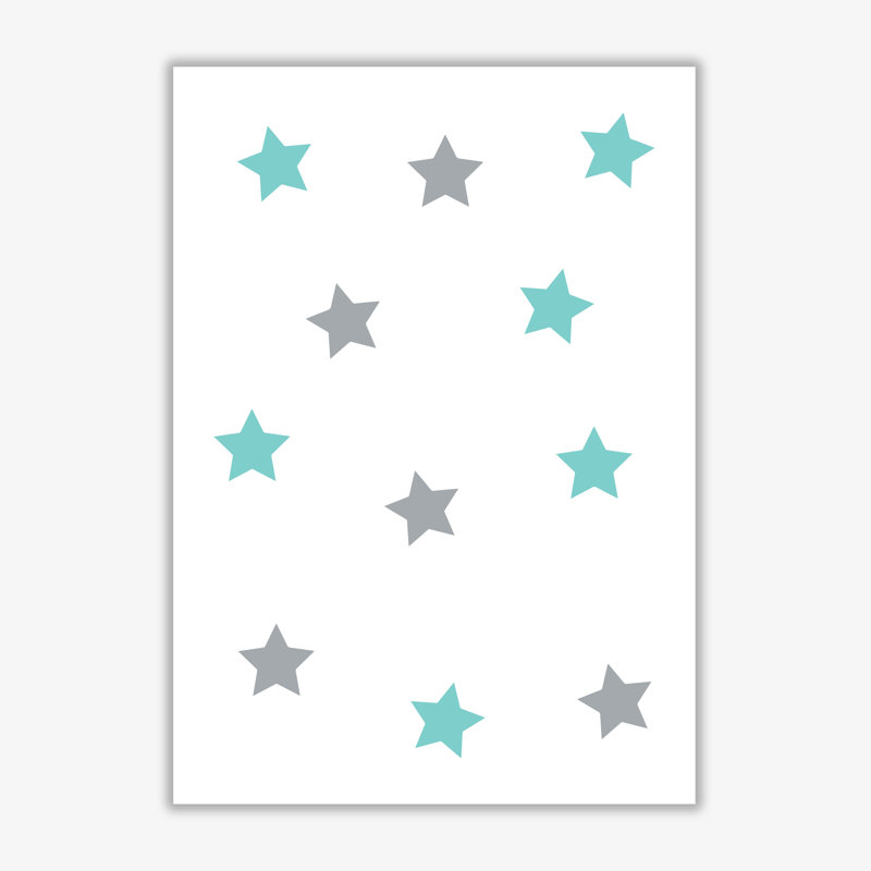 Stars - Print, 30 cm H x 21 cm W x 1 cm D, No Frame