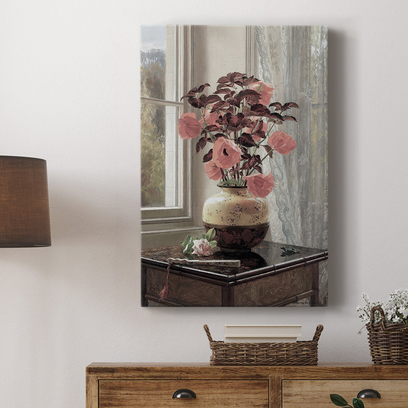 Impression florale rétro XCIX - galerie sur mesure Cavas, H 18 po x l 12 po