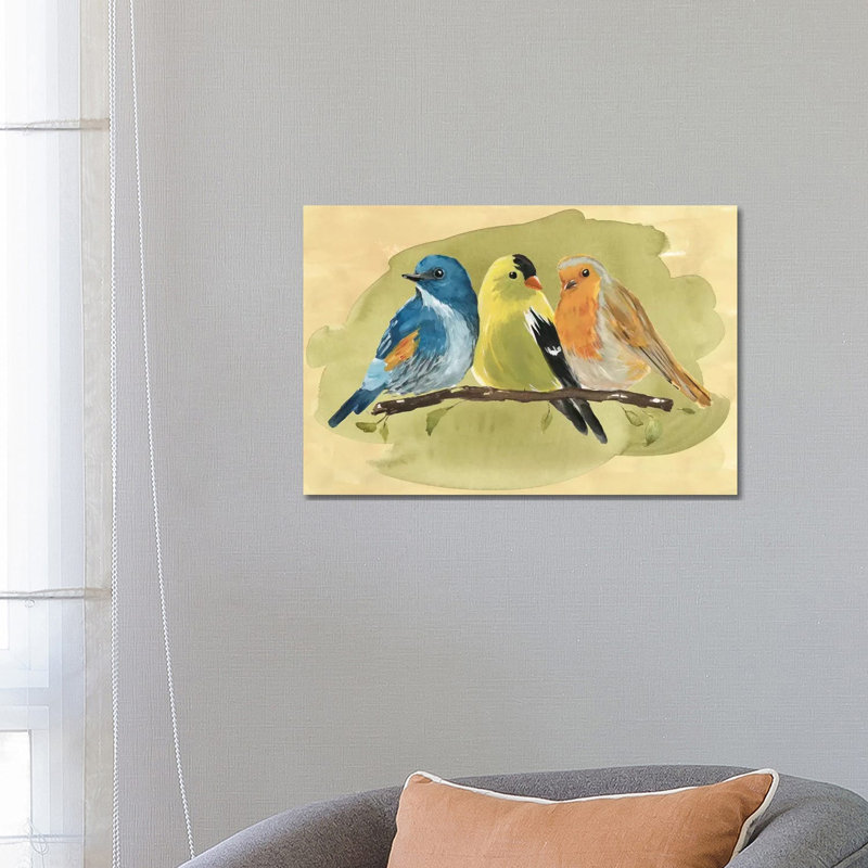 Bird Perch I by Annie Warren - Wrapped Canvas Print, 66.04 cm H x 45.72 cm W x 1.91 cm D