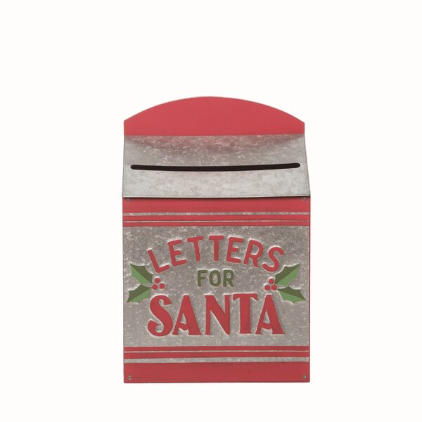 3 Ft. 3D Letters to Santa Cardboard Mailbox