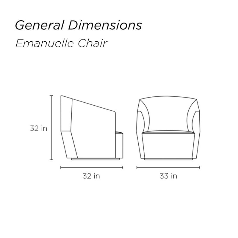Fauteuil demi-tonneau revêtu de tissu d'ameublement, Onix 59