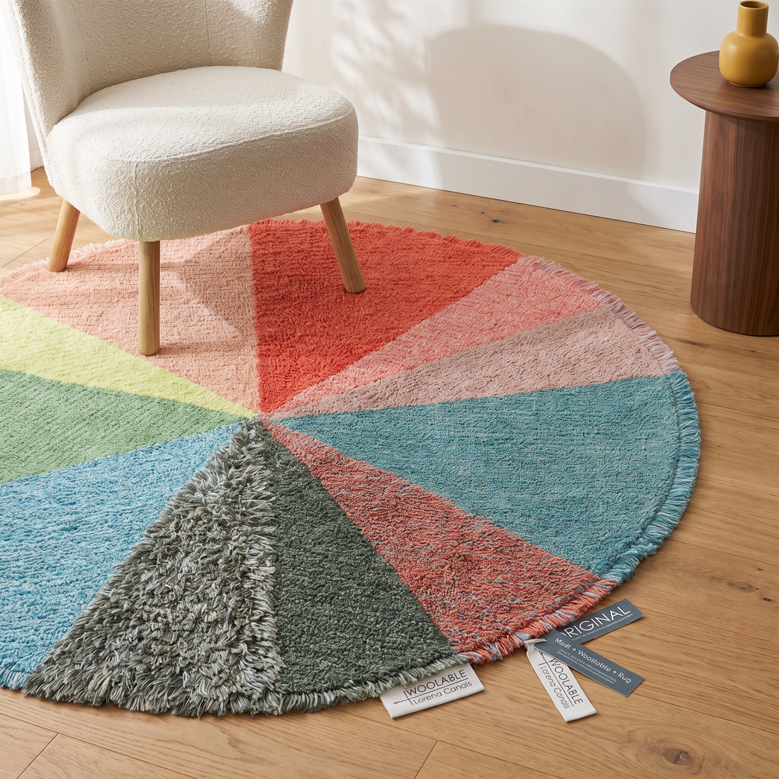 Donna Wilson Pie Chart Hand-Tufted Wool Rug