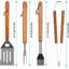 4PCS Stainless Steel BBQ Grill Tool Set